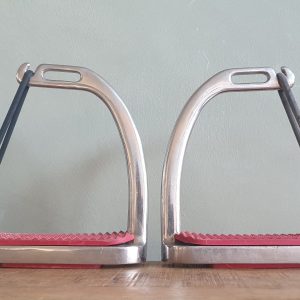 Veiligheidsbeugels met roze blokjes 12cm