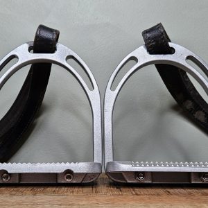 Stijgbeugel extra grip met steentjes 12cm + beugelriemen