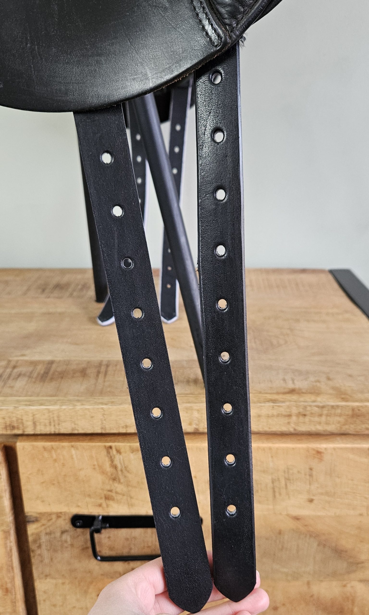 Busse Basel dressuurzadel 16,5 inch. korte kussens! - Afbeelding 11